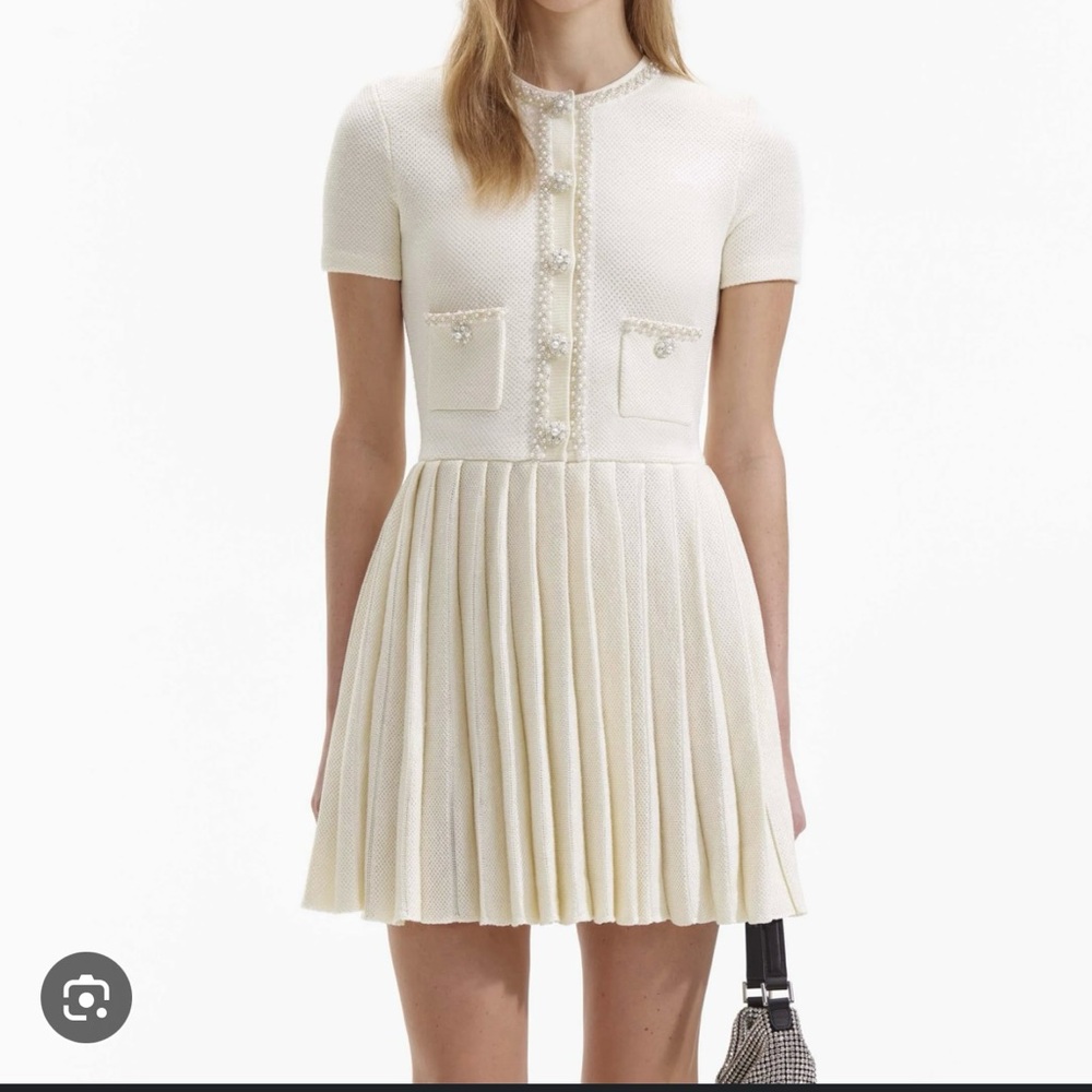 Self-portrait mini dress euc